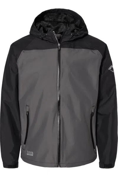 Dri Duck Torrent Waterproof Hooded Jacket In Black
