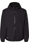 Dri Duck Torrent Waterproof Hooded Jacket In Black