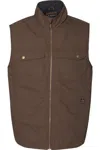 Dri Duck Trek Canyon Cloth Vest In Brown