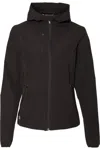 Dri Duck Women´s Ascent Soft Shell Hooded Jacket In Black