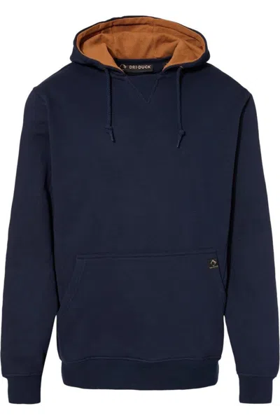 Dri Duck Woodland Fleece Pullover In Blue