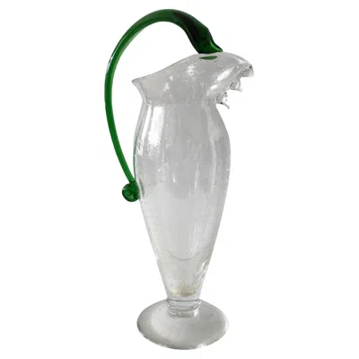 Pre-owned Driade 1990s Borek Sipek Blown Glass Water Jug In Gray