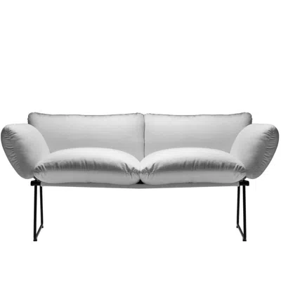 Pre-owned Driade Elisa Outdoor Two-seat Sofa Designed By Enzo Mari For  In Gray