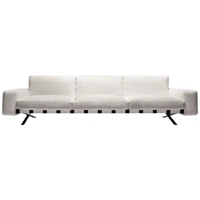 Pre-owned Driade Fenix Three-seat Sofa Designed By Ludovica And Roberto Palomba For  In Brown