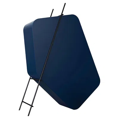 Pre-owned Driade Hidalgo Lacquered – Storage Unit By Lab - Lacquered Blue