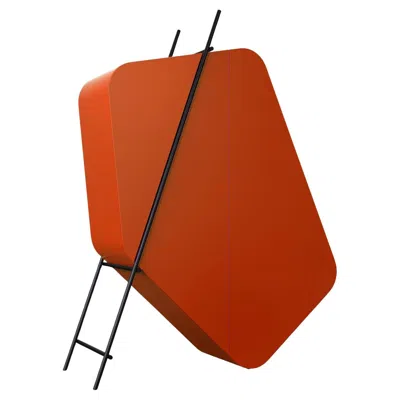 Pre-owned Driade Hidalgo Lacquered – Storage Unit By Lab - Lacquered Orange