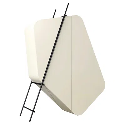 Pre-owned Driade Hidalgo Lacquered – Storage Unit By Lab - Lacquered White