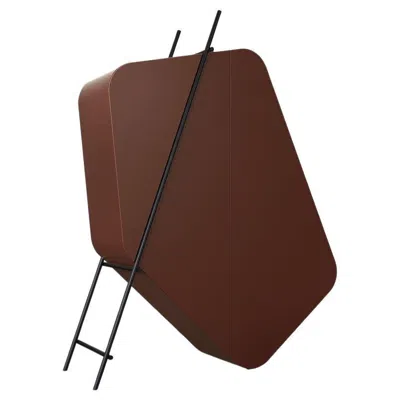 Pre-owned Driade Hidalgo Oxide Red Painted Steel By