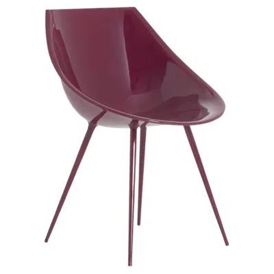 Pre-owned Driade Lago Chair Burgundy By  In Red