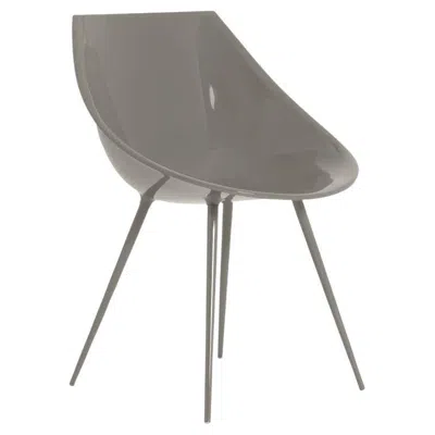 Pre-owned Driade Lago Chair Greysh Beige By  In Brown