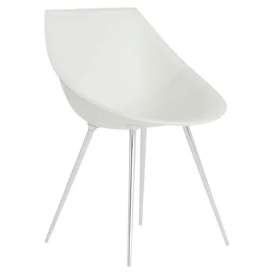 Pre-owned Driade Lago Chair Leather White By