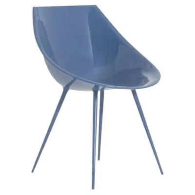 Pre-owned Driade Lago Chair Light Grey By  In Gray