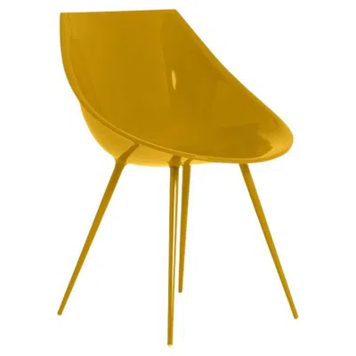 Pre-owned Driade Lago Chair Saffron By  In Orange