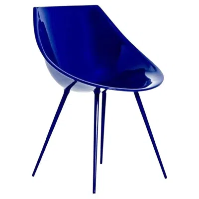 Pre-owned Driade Lago Chair Ultramarine Blue By