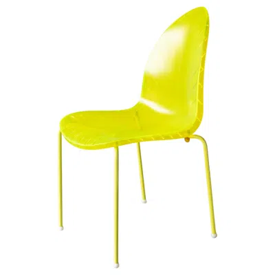 Pre-owned Driade Lanceolata Neon Yellow Platt And Young Y2k Style Design Space Age