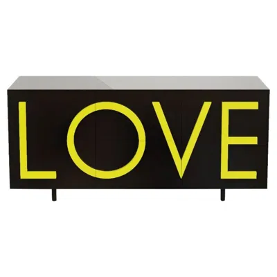 Pre-owned Driade Love L183 Traffic Black & Fluo Yellow By