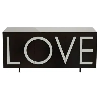 Pre-owned Driade Love L183 Traffic Black & Light Grey By  In Gray