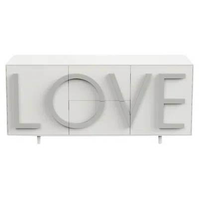 Pre-owned Driade Love L183 Traffic White & Light Grey By