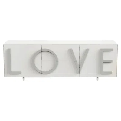 Pre-owned Driade Love L243 Traffic White & Light Grey By