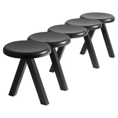 Pre-owned Driade Millepiedi Bench Black Stained Ash By