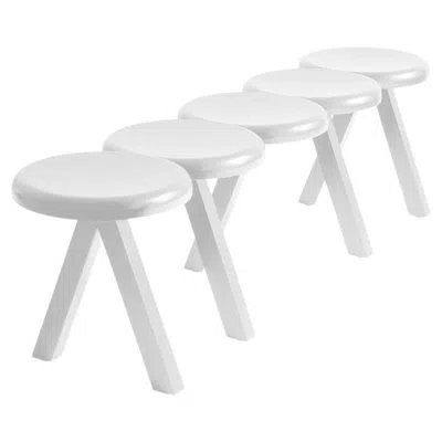 Pre-owned Driade Millepiedi Bench White Stained Ash By