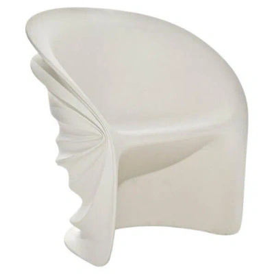 Pre-owned Driade Modesty Veiled White Or Gray Armchair Designed By Italo Rota For
