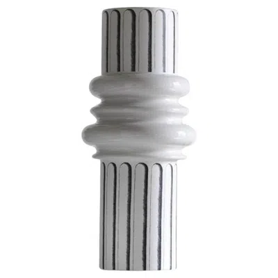 Pre-owned Driade Ordini Vase Ø20 Cm Black And White By