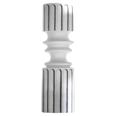 Pre-owned Driade Ordini Vase Black And White By