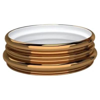Pre-owned Driade Ordini Vase White And Brass By