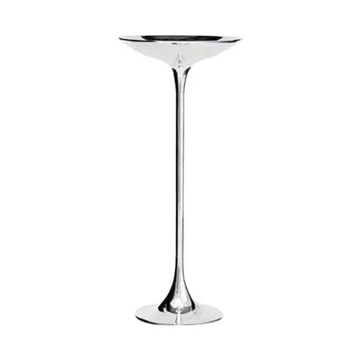 Pre-owned Driade Ping Ii Side Table Polished Aluminum By  In Gray