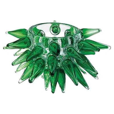 Pre-owned Driade Pino Glass Colorless & Green By , Borek Sipek