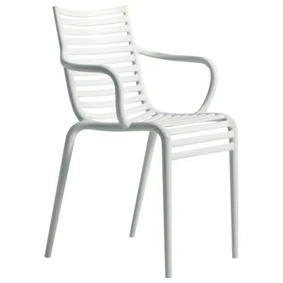Pre-owned Driade Pip-e Colored Stackable Armchair Designed By Philippe Starck For  In Gray