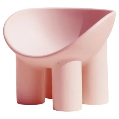 Pre-owned Driade Roly Poly Polyethylene Armchair In Flesh By Faye Toogood For  In Sand