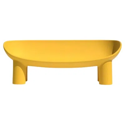Pre-owned Driade Roly Poly Sofa Ochre By  In Orange