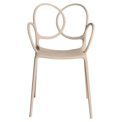 Pre-owned Driade Sissi Stackable Armchair Pink Polypropylene By