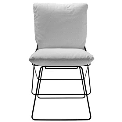 Pre-owned Driade Sof Sof Outdoor Fabric Steel Rod Chair Designed By Enzo Mari For  In Gray