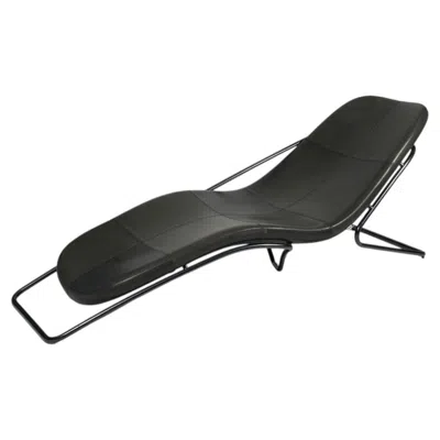 Pre-owned Driade Wireflow Chaise Lounge By Michel Rojkind For , Ergonomic Leather In Black