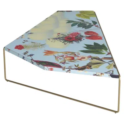 Pre-owned Driade Zagazig Side Table Floral Pattern By  In Gray