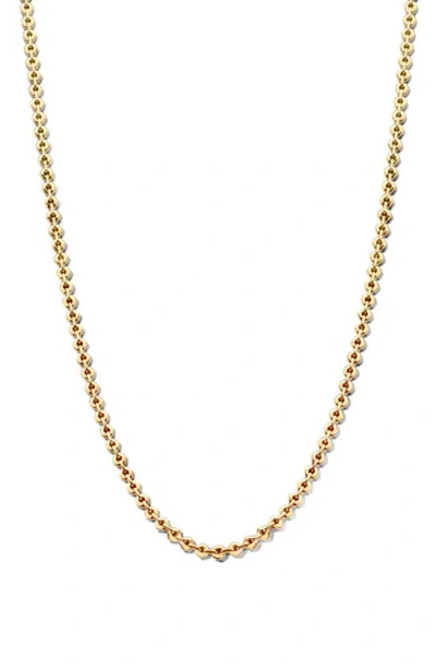 Dries Criel Mini Necklace In Yg In Gold
