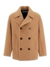 Dries Van Noten Wool Coat For Men In Brown