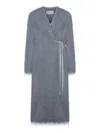 Dries Van Noten 00060 Rivla 2031 W.w.coat Clothing In Blue