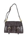 Dries Van Noten 00110-bw252-satchel236-596 W. L.bag In Gray