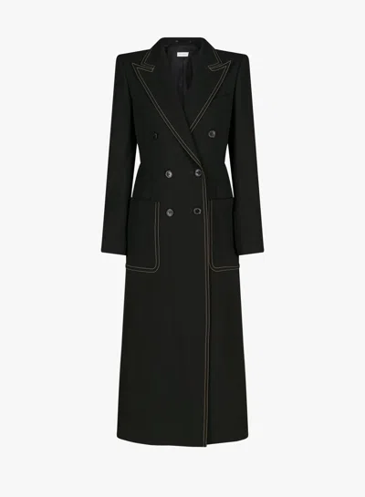 Dries Van Noten 00110-rylee 7061 W.w.coat Clothing In Black