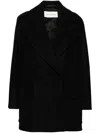 Dries Van Noten Randia Short 9223 W. W.coat In Black