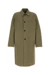 Dries Van Noten Cotton Trench Coat With Front Pockets And Long Sleeves