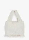 Dries Van Noten 00218-bw252-march171-2031 W.l.bag Handbags White In White