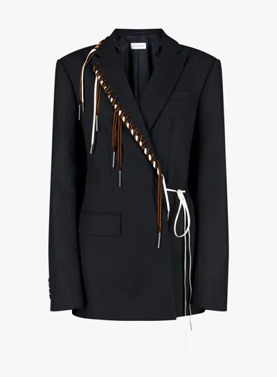 Dries Van Noten 00335 Baftan Emb 2193 W.w.jacket Clothing In Blue