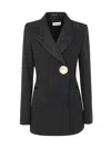 Dries Van Noten 00355 Bowy Jewel Tux 6060 W W Jacket In Black