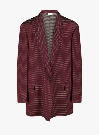 Dries Van Noten 00410 Bastis 2350 W.w.jacket Clothing In Red