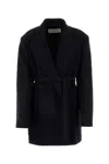 Dries Van Noten Wool Blend Double-breasted Coat